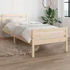 Image de vidaXL Cadre de lit sans matelas bois massif 100x200 cm