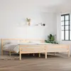 Image de vidaXL Cadre de lit sans matelas bois massif 200x200 cm