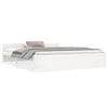 Image de vidaXL Cadre de lit sans matelas blanc bois massif 150x200 cm