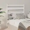 Image de vidaXL Tête de lit Blanc 106x4x100 cm Bois massif de pin