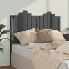 Image de vidaXL Tête de lit Gris 126x4x110 cm Bois massif de pin