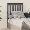 Image de vidaXL Tête de lit Gris 81x6x101 cm Bois massif de pin
