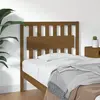 Image de vidaXL Tête de lit Marron miel 95,5x4x100 cm Bois massif de pin