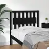 Image de vidaXL Tête de lit Noir 95,5x4x100 cm Bois massif de pin