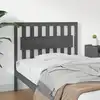 Image de vidaXL Tête de lit Gris 105,5x4x100 cm Bois massif de pin