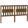 Image de vidaXL Tête de lit Marron miel 155,5x4x100 cm Bois massif de pin