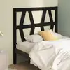 Image de vidaXL Tête de lit Noir 96x4x100 cm Bois massif de pin