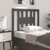 Image de vidaXL Tête de lit Gris 96x4x100 cm Bois massif de pin
