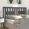 Image de vidaXL Tête de lit Gris 206x4x100 cm Bois massif de pin