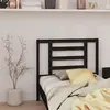 Image de vidaXL Tête de lit Noir 96x4x100 cm Bois massif de pin