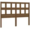 Image de vidaXL Tête de lit Marron miel 185,5x4x100 cm Bois massif de pin