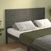 Image de vidaXL Tête de lit Gris 126x4x100 cm Bois massif de pin