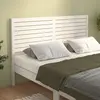 Image de vidaXL Tête de lit Blanc 141x4x100 cm Bois massif de pin