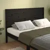 Image de vidaXL Tête de lit Noir 141x4x100 cm Bois massif de pin