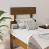 Image de vidaXL Tête de lit Marron miel 93,5x3x81 cm Bois massif de pin