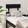 Image de vidaXL Tête de lit Noir 103,5x3x81 cm Bois massif de pin