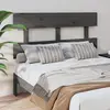 Image de vidaXL Tête de lit Gris 138x3x81 cm Bois massif de pin