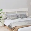 Image de vidaXL Tête de lit Blanc 184x3x81 cm Bois massif de pin