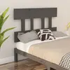 Image de vidaXL Tête de lit Gris 103,5x3x81 cm Bois massif de pin