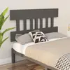 Image de vidaXL Tête de lit Gris 138,5x3x81 cm Bois massif de pin