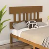 Image de vidaXL Tête de lit Marron miel 138,5x3x81 cm Bois massif de pin