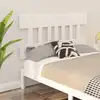 Image de vidaXL Tête de lit Blanc 143,5x3x81 cm Bois massif de pin