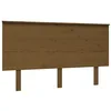 Image de vidaXL Tête de lit Marron miel 139x6x82,5 cm Bois massif de pin