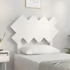 Image de vidaXL Tête de lit Blanc 92x3x81 cm Bois massif de pin
