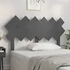 Image de vidaXL Tête de lit Gris 132x3x81 cm Bois massif de pin