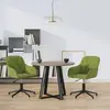 Image de vidaXL Chaises pivotantes à manger lot de 2 Vert clair Velours