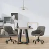 Image de vidaXL Chaises pivotantes à manger lot de 2 Gris foncé Velours