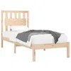 Image de vidaXL Cadre de lit sans matelas bois massif