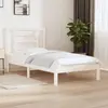Image de vidaXL Cadre de lit sans matelas blanc 90x200 cm bois de pin massif