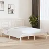 Image de vidaXL Cadre de lit sans matelas blanc 160x200 cm bois de pin massif