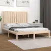 Image de vidaXL Cadre de lit sans matelas 120x190 cm bois massif