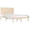 Image de vidaXL Cadre de lit sans matelas 120x190 cm bois massif