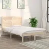Image de vidaXL Cadre de lit sans matelas 120x190 cm bois massif