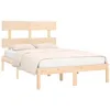 Image de vidaXL Cadre de lit sans matelas 120x200 cm bois massif