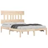 Image de vidaXL Cadre de lit sans matelas 120x190 cm bois massif
