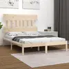 Image de vidaXL Cadre de lit sans matelas 120x200 cm bois massif