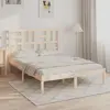 Image de vidaXL Cadre de lit sans matelas bois massif 120x190 cm