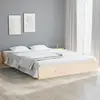 Image de vidaXL Cadre de lit sans matelas bois massif 200x200 cm