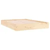 Image de vidaXL Cadre de lit sans matelas bois massif 140x200 cm