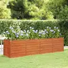 Image de vidaXL Lit surélevé de jardin rouillé 320x80x77 cm acier corten