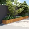 Image de vidaXL Jardinière surélevée 580x50x36 cm Acier Corten