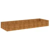 Image de vidaXL Plantenbak verhoogd 291x100x36 cm cortenstaal