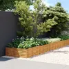 Image de vidaXL Lit surélevé de jardin 770 x 100 x 36 cm acier corten
