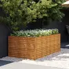 Image de vidaXL Lit surélevé de jardin 196x100x69 cm acier corten