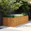 Image de vidaXL Lit surélevé de jardin 290x100x69 cm acier corten