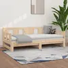 Image de vidaXL Lit coulissant sans matelas bois de pin solide 2x(80x200) cm